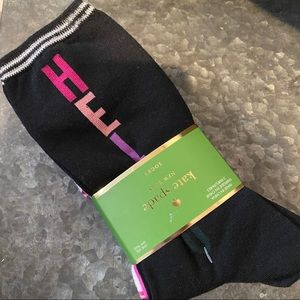 Kate Spade ♠️ 3 pack crew socks NWT